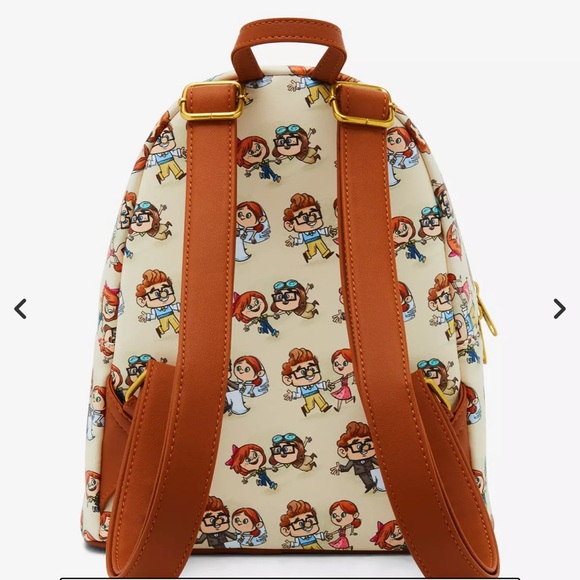 Loungefly Cream Adventure Backpack - Picture 3 of 8